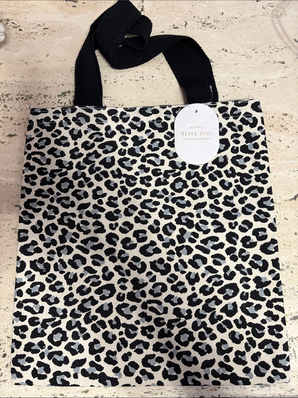 Eccolo Reusable Tote Bag Leopard Print
